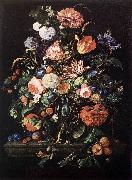 Jan Davidsz. de Heem Flowers in Glass and Fruits china oil painting artist